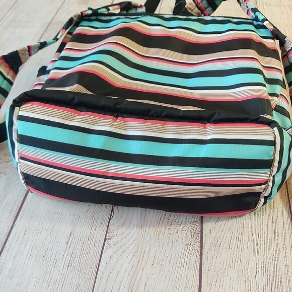 LeSportsac Tennis Stripe Journey Backpack Large NWT main image 10